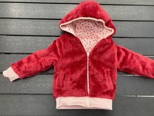 31 - Mädchen Winter-Wende-Jacke, Kleider, Steppweste  Gr. 86 / 92