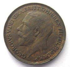 Alte englische Bronzemünze 1