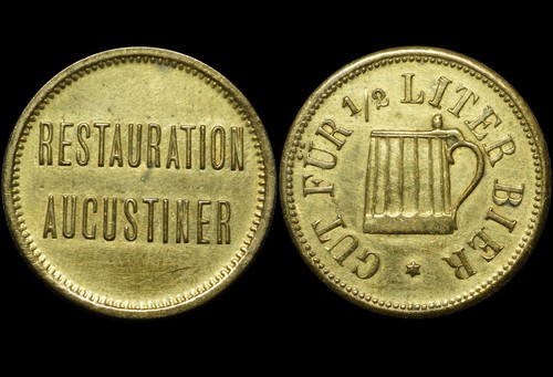 Biermarke liter bier - ½,