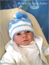 Reborn Baby Leon v. F.Strebelov Puppe Bausatz Set unpainted kit fertig 52cm