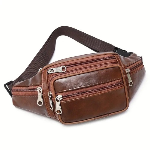 Leder bauchtasche multi - leder,