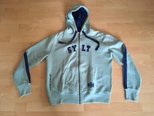 Sweatjacke / Kapuzenjacke / Hoodie „SYLT“, grün, Größe M