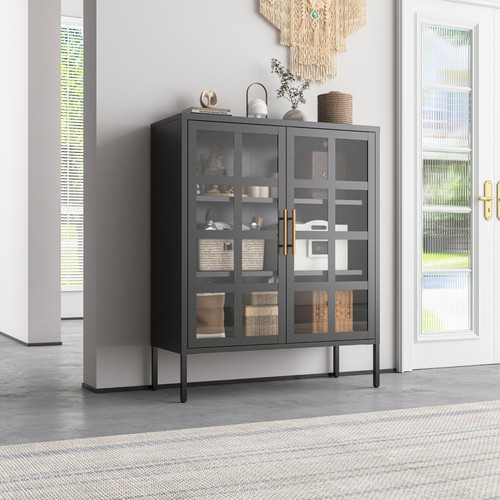 Highboard vitrinenschrank - highboard,