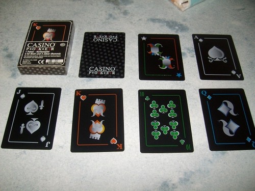 Pokerkarten farbig