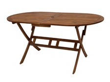 Klapptisch Akazie oval 160x85