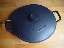 LE CREUSET ... Bräter Schmortopf Pfanne Frankreich Gusseisen guter Zustand 32cm