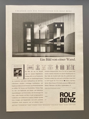 Rolf benz creation wandsystem - benz,