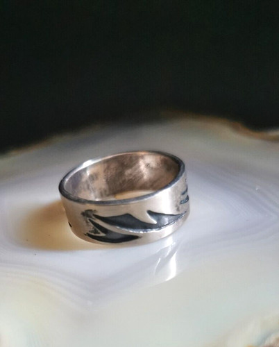 Ring silber 925 bandring hopi - 925,