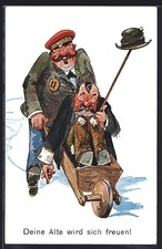 AK Page bringt den betrunkenen