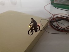 Fahrrad spur beleuchtet - spur,