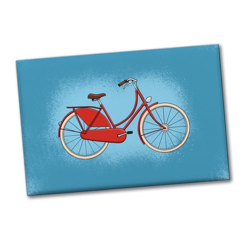 Fahrrad souvenir magnet mit - fahrrad,