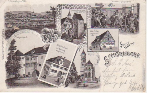 Schorndorf litho altes - schorndorf,