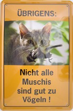 Blechschild Schild 20x30 cm