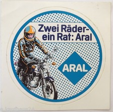 Werbe-Aufkleber Aral Zwei