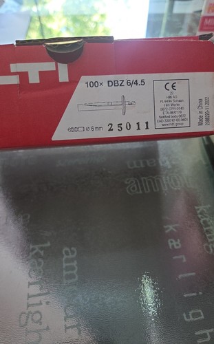 Hilti dbz keilnagel - 6/4,5, 100