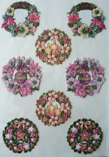 3-D RELIEF - STICKER  +++  WEIHNACHTLICHE KRÄNZE 1 +++ Jittenmeier +++  DIN4