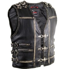 Lederweste Antik Used Look