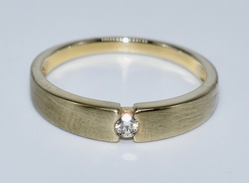 Solitär brillant ring - solitär, 0,08ct