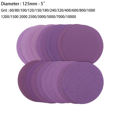 Schleifscheiben 125mm klett - 5",