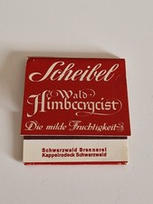Streichholzheftchen, Wald-Himbeergeist, Scheibel, Schwarzwald Brennerei