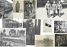 11x Org.Fotos, Konvolut RAD Soldaten, Offiziere, Gruppen, Uniform, 2WK