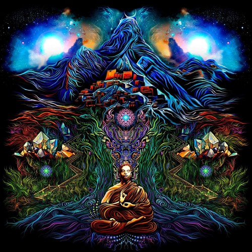 Backdrop psychedelisch - backdrop,