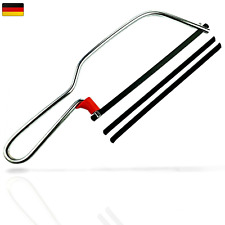 Bügelssäge 15cm + 4 Sägeblätter für Puksäge, Handsäge Haushaltssäge Metallsäge