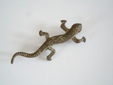 Vintage Brosche Gecko