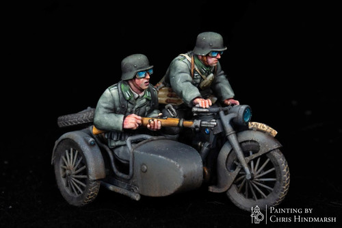 Wwii german kradschutzen with - wwii,