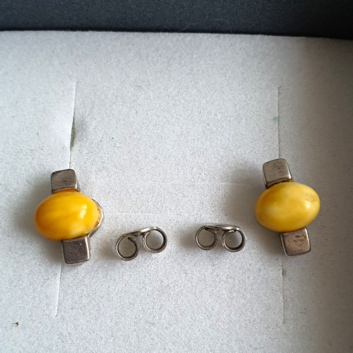 925 silber ohrstecker mit - silber,
