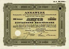 Annawerk Oeslau Rödental 1938