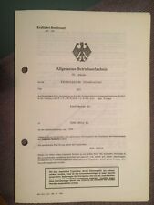 ABE Sportsitze  Ford Escort II und Capri II   Stand 1/79 