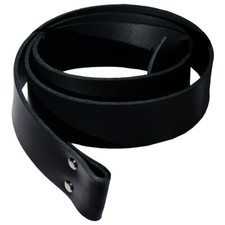 WechselGürtel SINDRI schwarzes Rindleder Ledergürtel für Buckles Wechselschnalle