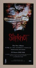 Slipknot Vol. 3: (The Subliminal Verses) Rare Promo Sticker 2004