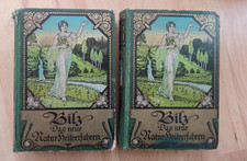 Das neue Naturheilverfahren, Bilz, antiquarisch, Band 1 & 2, mit Beiheft, 1922