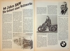 Oldtimer Markt 1062) Teil I - 60 Jahre BMW Motorrad - ein interessanter Rückblic