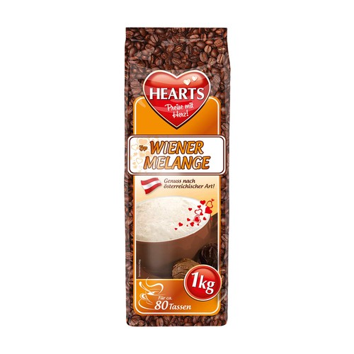 Hearts cappuccino wiener - hearts,