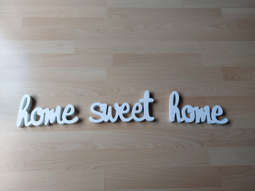 Schriftzug home sweet - home,