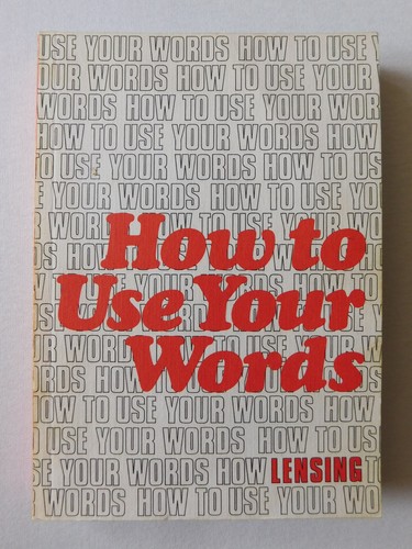 How use your words - your,