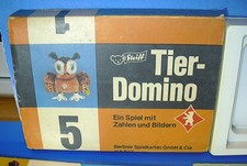Steiff...Tier Domino...Spiel mit Zahlen und Bildern...Berliner Spielkarten GmbH