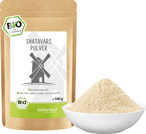 Shatavari pulver bio - 500,