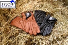 Kunst Leder Reithandschuhe Reiterhandschuhe Schwarz SUPER GRIP ! Tysons 