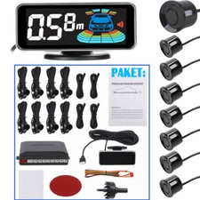 8x Sensoren LCD Einparkhilfe