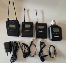 COMICA Stereo Funkstrecke WM300, 3xSender, 1xEmpfänger, 2xMikrofone
