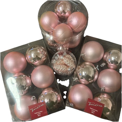 Christbaumschmuck rosa - christbaumschmuck-,