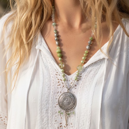 Boho kette bettelkette apfel - boho,