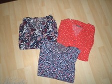 Damen Blusen Langarm --Konvolut / drei Stück-- Gr 44