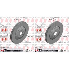 2x ZIMMERMANN BREMSSCHEIBEN