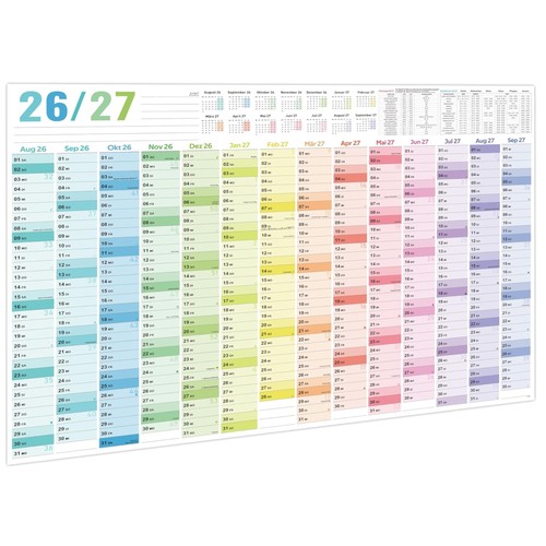 Wandkalender 2026 2027 xxl - wandkalender,