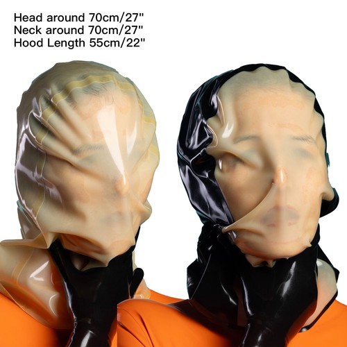 Latex erstickungs haube - haube, gummi